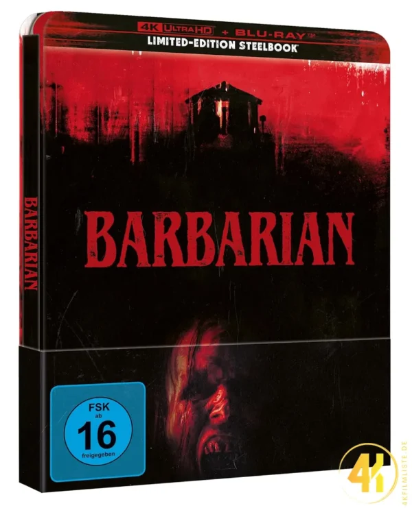 Barbarian – 4K Steelbook (UHD + Blu-ray Disc)