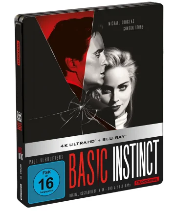 Basic Instinct - 4K Steelbook mit Michael Douglas und Sharon Stone (mit FSK Logo)