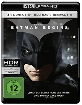 Batman Begins 4K Blu-ray UHD Blu-ray Disc