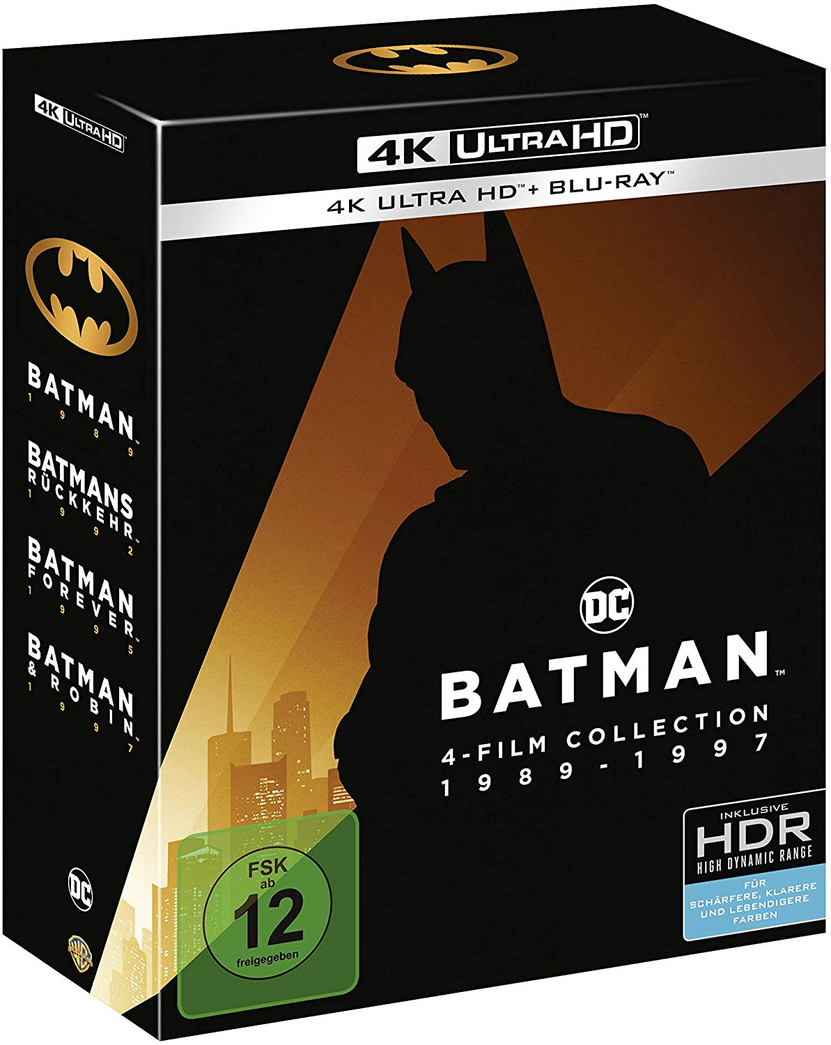 Batman (4 Film Collection) – 4K Blu-ray (UHD + Blu-ray Disc)