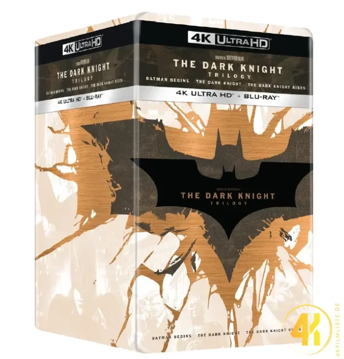 The Dark Knight Trilogie – 4K Steelbook (UHD + Blu-ray Disc)