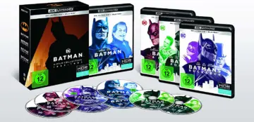 Batman UHD Quadrilogy im Pappschuber mit allen Filmen