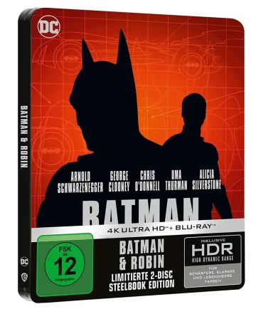 Batman and Robin 4K Steelbook aus Deutschland