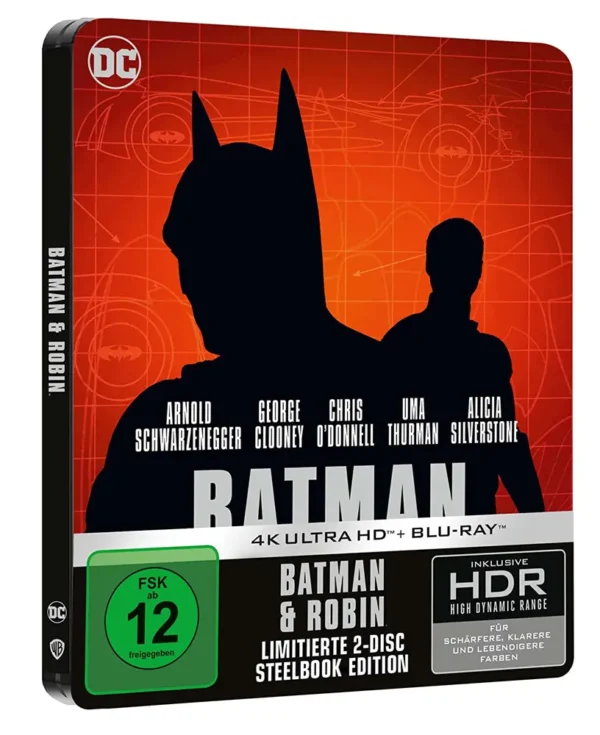 Batman & Robin – 4K Steelbook (UHD + Blu-ray Disc)
