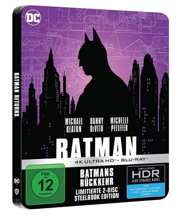 Batmans Rückkehr – 4K Steelbook (UHD + Blu-ray Disc)