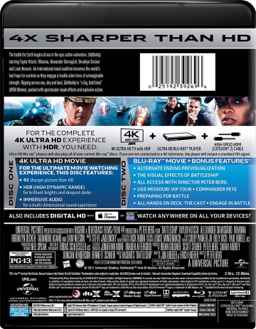 Battleship 4k Ultra HD Blu-ray Rückseite