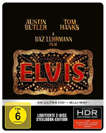 Baz Luhrmanns Elvis im Limited 4K Steelbook bei Amazon (Frontcover)