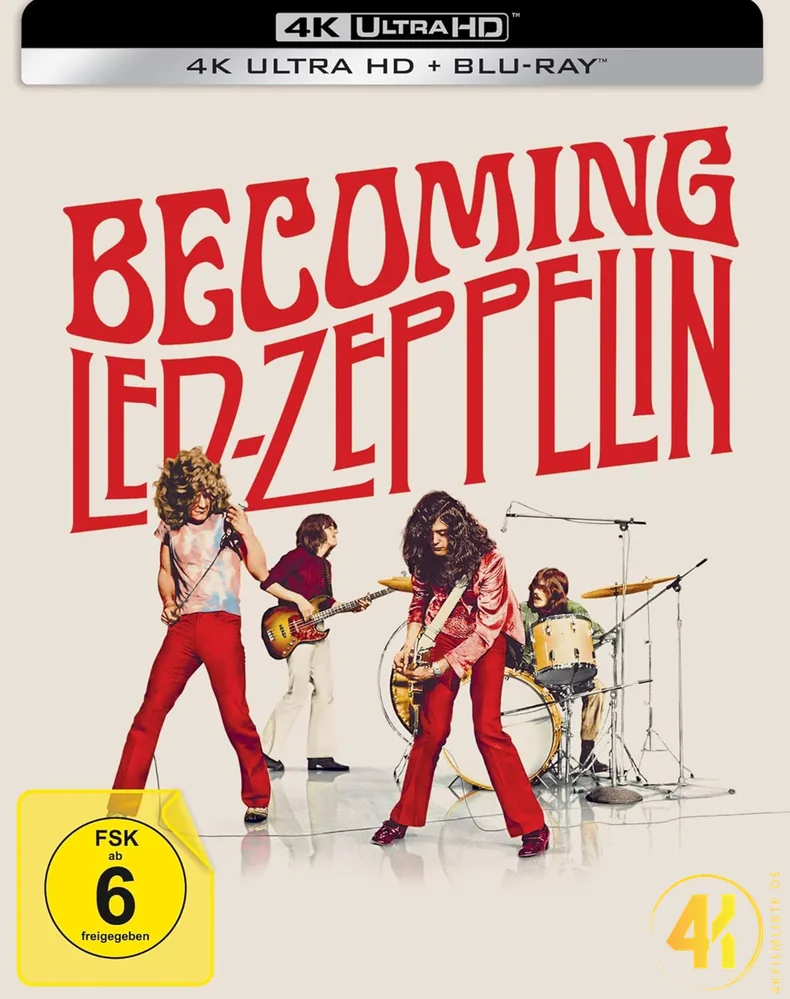 Becoming Led Zeppelin 4K Steelbook Ultra HD Blu-ray Disc
