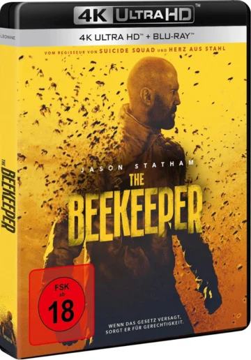 Beekeeper 4K Ultra HD Blu-ray Disc Cover