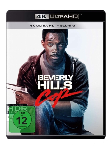 Beverly Hills Cop 1 mit Eddie Murphy 4K UHD Blu-ray Disc Cover