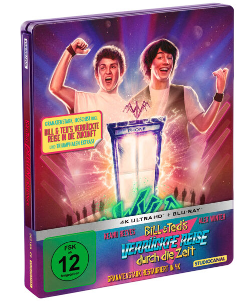 Bill & Teds verrückte Reise durch die Zeit – 4K Steelbook (UHD + Blu-ray Disc)