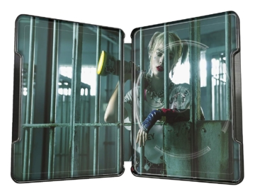 4K UHD Steelbook Cover zu Birds of Prey - The Emancipation of Harley Quinn mit Margot Robbie und Knarre