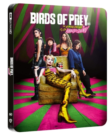 Birds of Prey - The Emancipation of Harley Quinn - 4K UHD Steelbook Cover ohne FSK Logo und Schuber