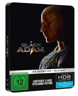Black Adam 4K Steelbook (deutsche Version)