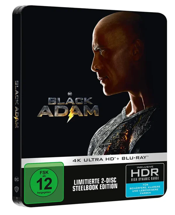 Black Adam – 4K Steelbook (UHD + Blu-ray Disc)