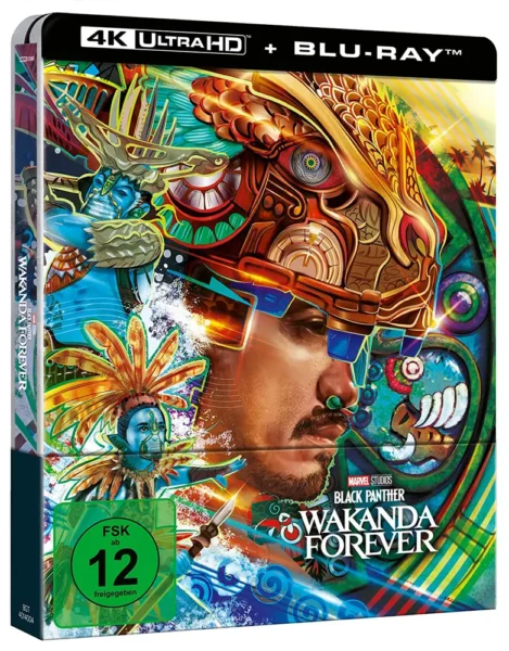 Black Panther: Wakanda Forever (Talokan Motiv) – 4K Steelbook (UHD + Blu-ray Disc)