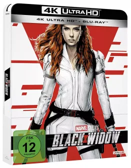 Black Widow im 4K Steelbook mit Scarlett Johansson (3D-Ansicht) (UHD Blu-ray + Blu-ray Disc)