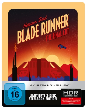 Blade Runner 4K Steelbook (1982 Vintage Art) (Limited 4K UHD Edition))