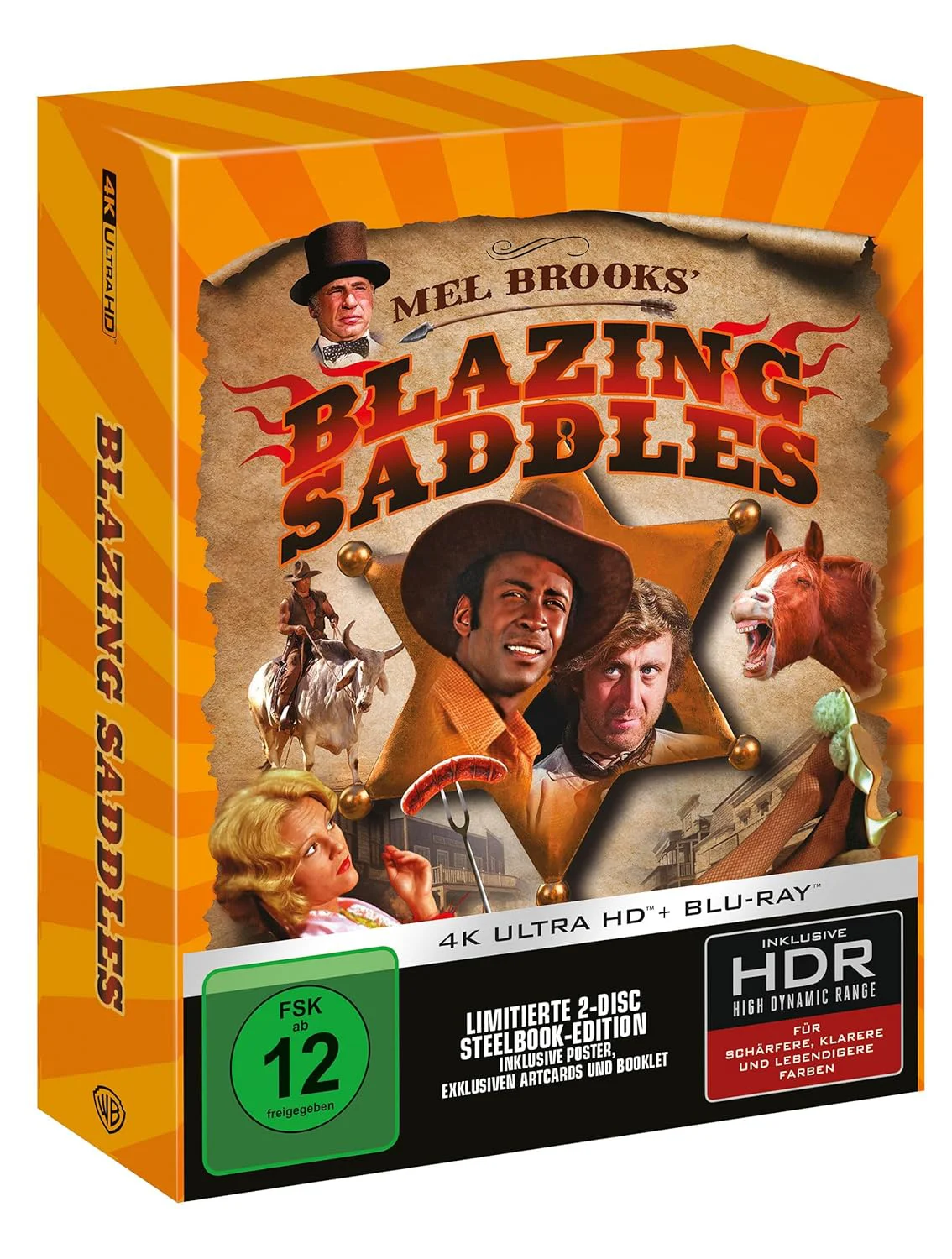 Blazing Saddles (Der wilde wilde Westen) – 4K Steelbook (UHD + Blu-ray Disc)