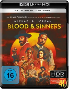 Blood and Sinners 4K Blu-ray UHD Keep Case Ultra HD Blu-ray Disc