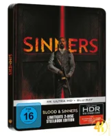 Blood and Sinners 4K Steelbook Ultra HD Blu-ray Disc