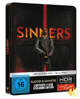 Blood and Sinners 4K Steelbook Ultra HD Blu-ray Disc