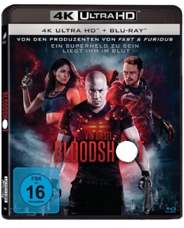 Bloodshot 4K UHD Blu-ray Cover mit Vin Diesel