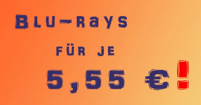 Blu-ray Discs für je 5,55 EUR