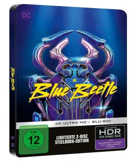 Blue Beetle 4K Steelbook Ultra HD Blu-ray Disc