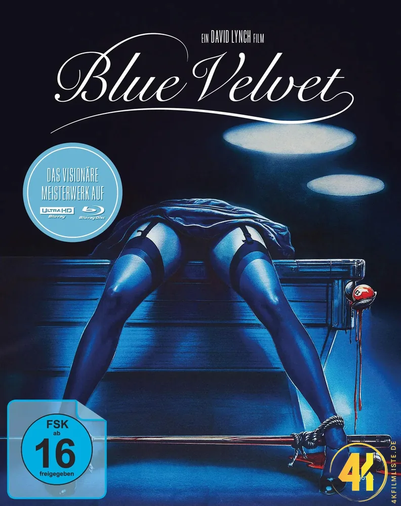 Blue Velvet David Lynch 4K Mediabook Cover A Frontcover Ultra HD Blu-ray Disc