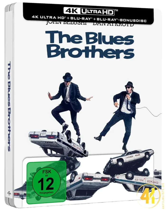 Blues Brothers – 4K Steelbook (UHD + Blu-ray Disc + Bonus Blu-ray)