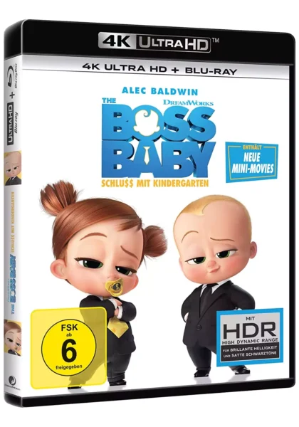 Boss Baby 2: Schluss mit Kindergarten – 4K Blu-ray (UHD + Blu-ray Disc)
