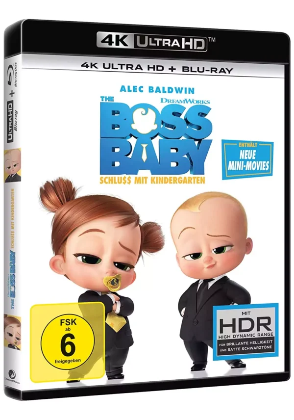 Boss Baby 2: Schluss mit Kindergarten – 4K Blu-ray (UHD + Blu-ray Disc)