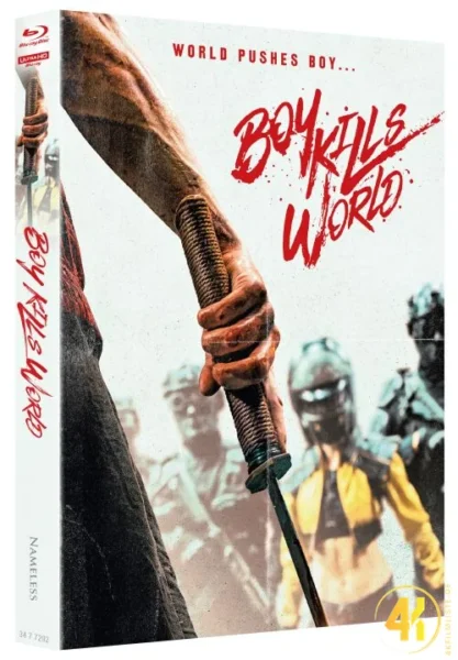 Boy Kills World (Cover B) – 4K Mediabook (UHD + Blu-ray Disc)
