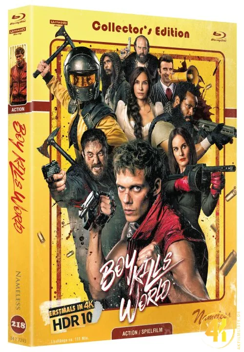 Boy Kills World 4K Mediabook Cover C Ultra HD Blu-ray Disc