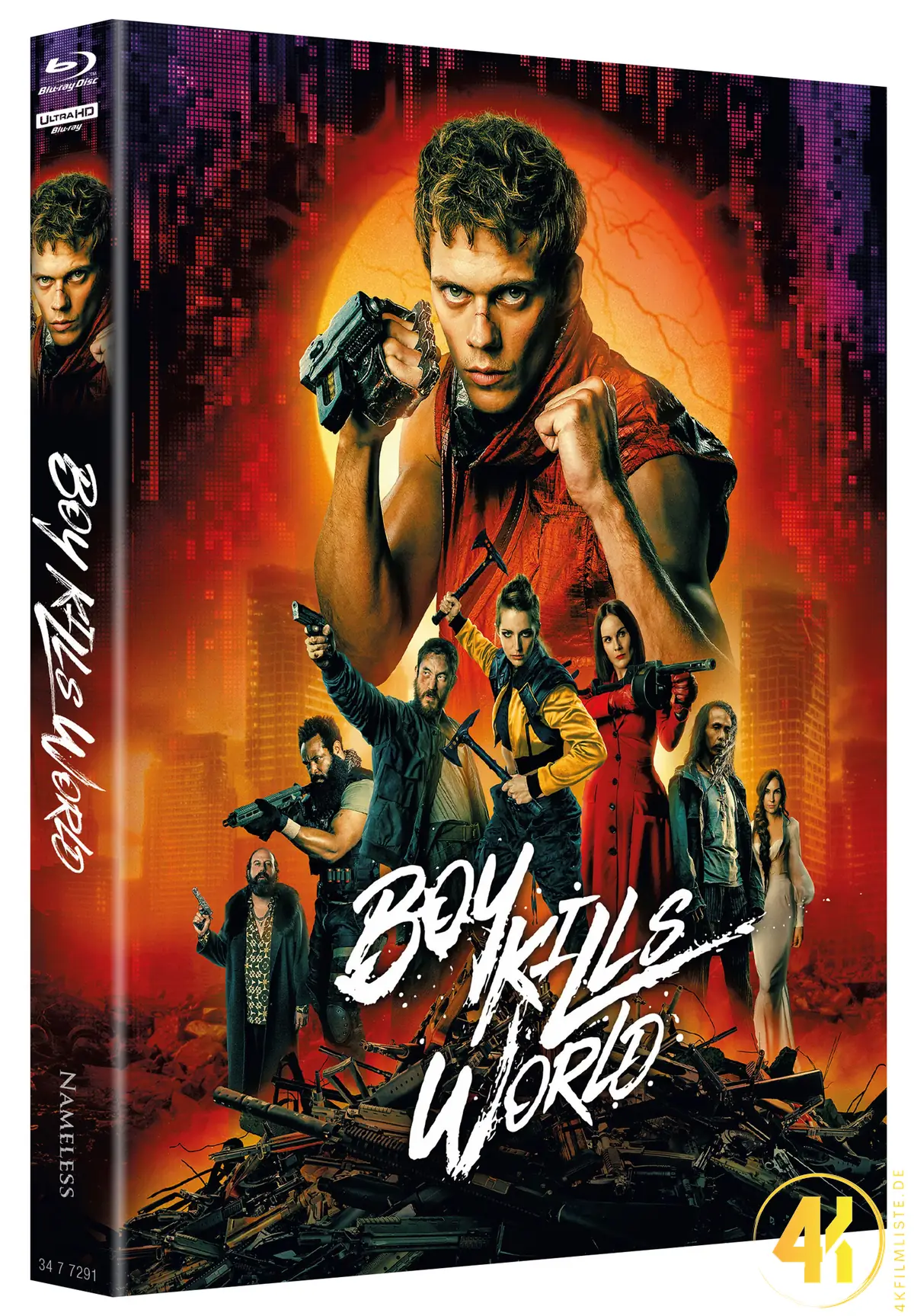 Boy Kills World (Cover A) – 4K Mediabook (UHD + Blu-ray Disc)