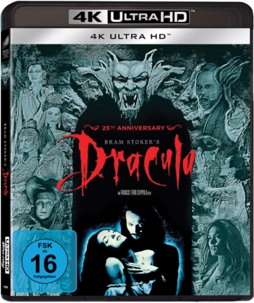 Bram Stoker's Dracula 4K UHD Blu-ray Disc mit FSK Logo