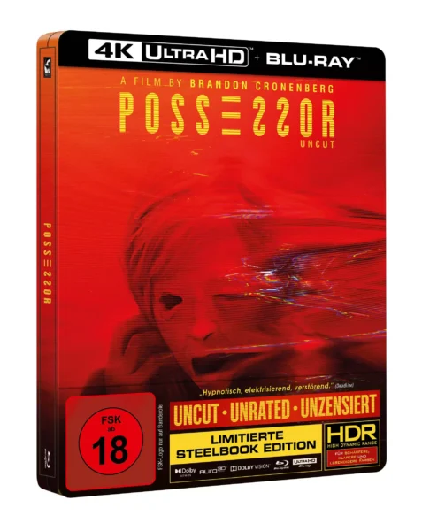 Possessor – 4K Steelbook (UHD + Blu-ray Disc)