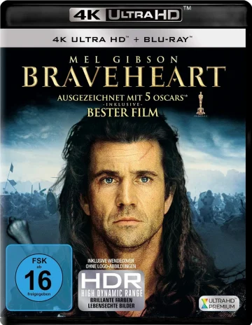 Braveheart 4K Blu-ray UHD Blu-ray Disc