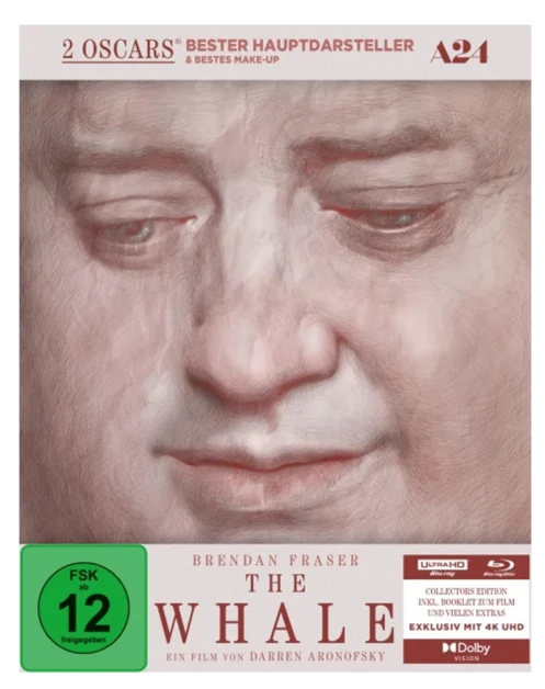 Brendan Fraser The Whale 4K Mediabook Cover A
