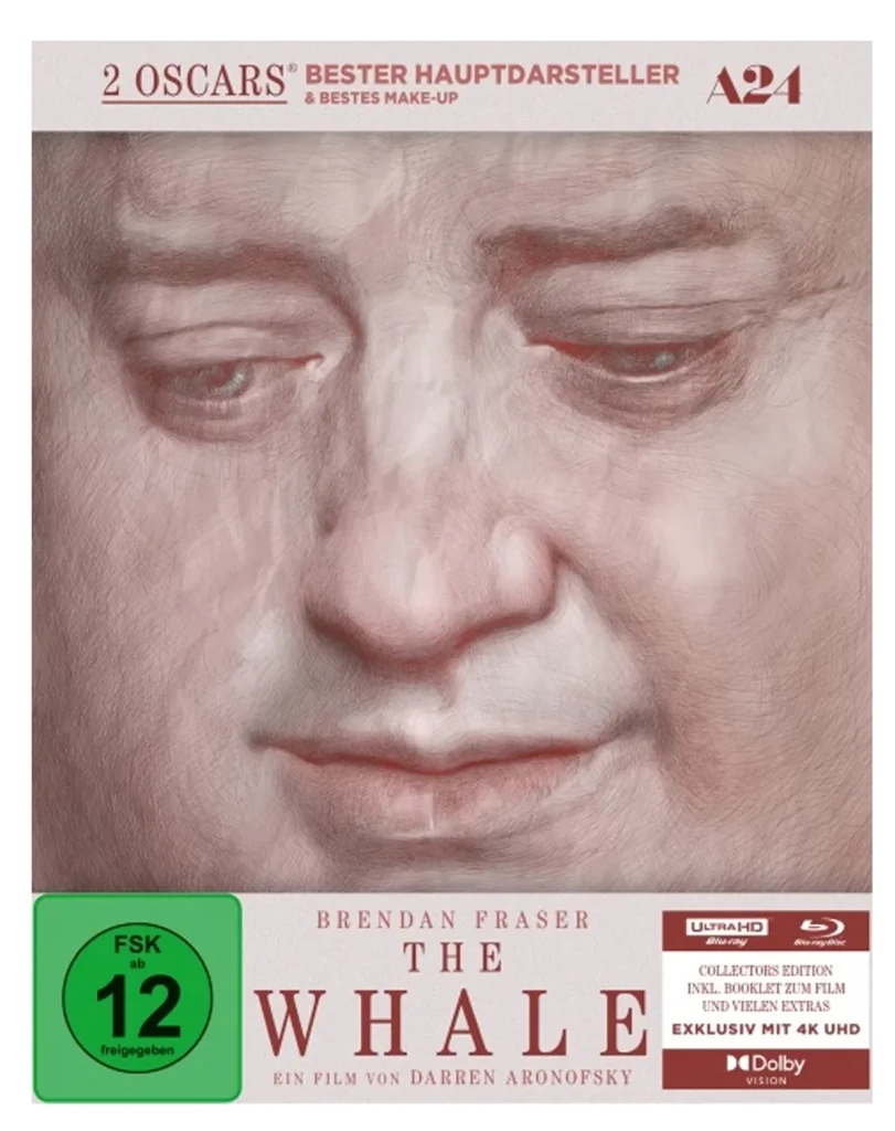 Brendan Fraser The Whale 4K Mediabook Cover A