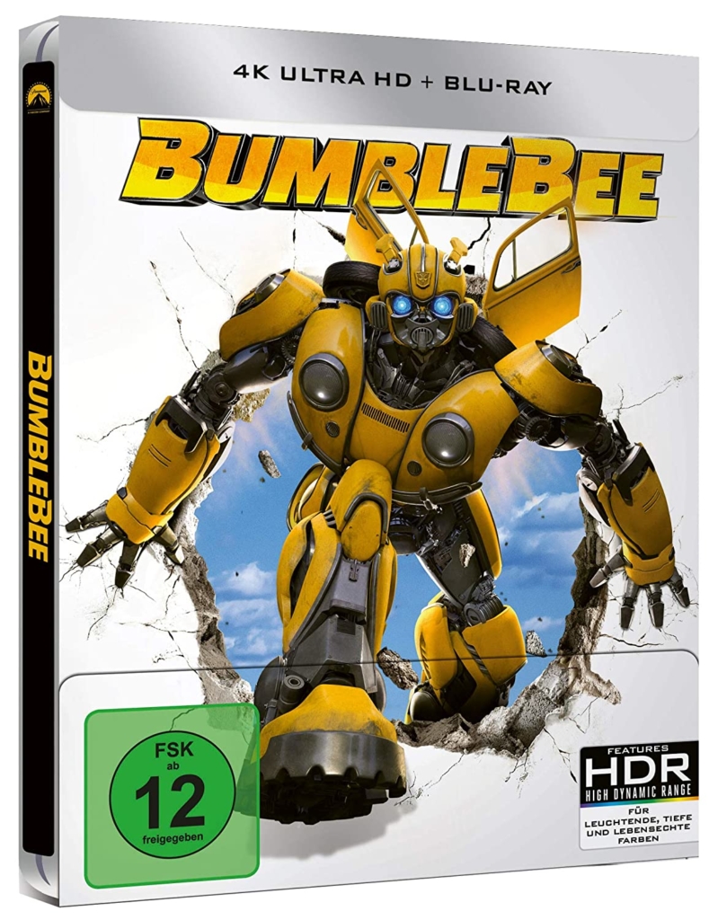 Bumblebee 4K UHD Steelbook im O-Ring Schuber mit Autobot Bumblebee