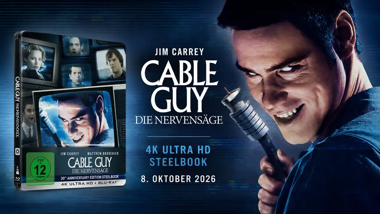 "Cable Guy: Die Nervensäge" zum 30. Jubiläum im 4K UHD Steelbook