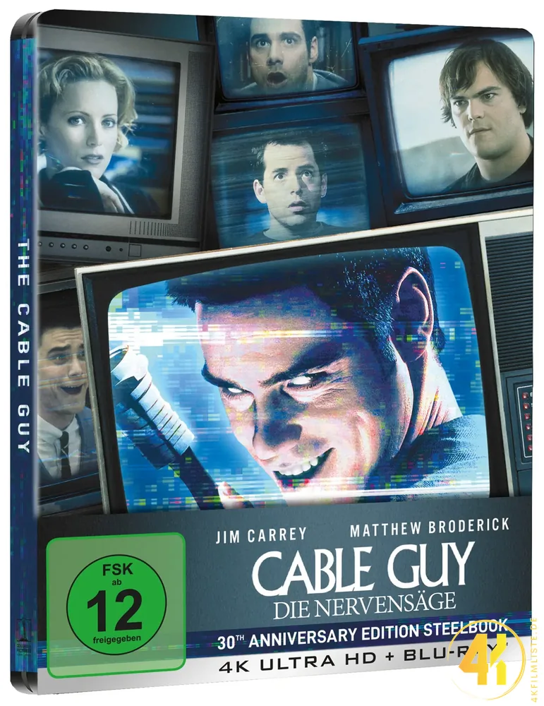 Cable Guy Seitenansicht 4K Steelbook Ultra HD Blu-ray Disc