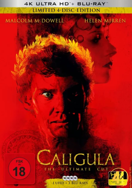 Caligula Ultimate Edition 4K Mediabook Ultra HD Blu-ray Disc