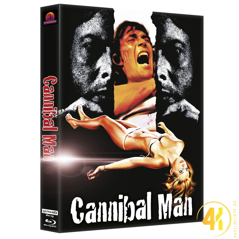 Cannibal Man 4K Steelcase Cover B Ultra HD Blu-ray Disc