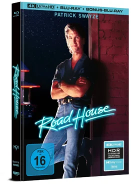Capelight Road House 1989 Patrick Swayze 4K Mediabook Ultra HD Blu-ray Disc