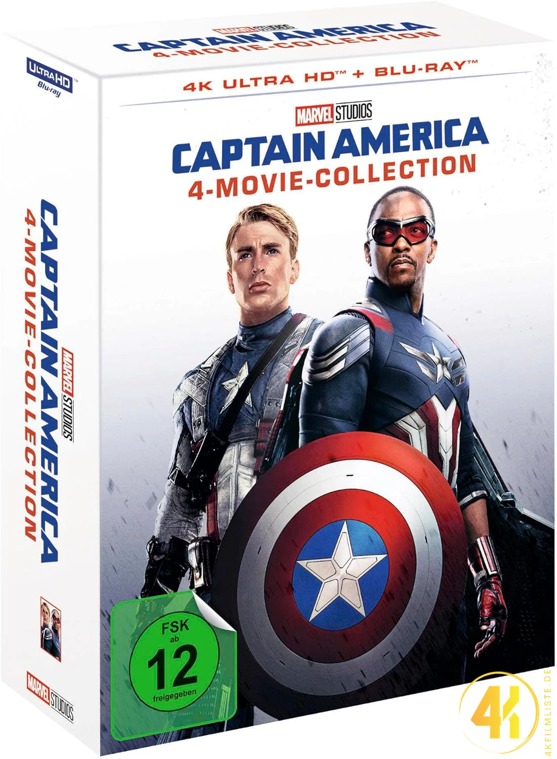 Captain America (4 Movie Set) – 4K Blu-ray (UHD + Blu-ray Disc)
