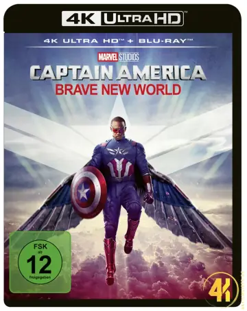 Captain America: Brave New World – 4K Blu-ray (UHD + Blu-ray Disc)
