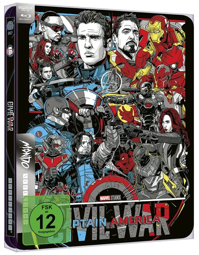 Captain America 3: Civil War – 4K Mondo Steelbook (UHD + Blu-ray Disc)